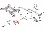 Hardrace Stražnja Traction Rod Subaru