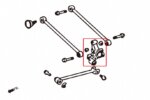 Hardrace Rear Knuckle Bush Lexus RX, Toyota Harrier