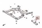 Hardrace Front Lower Arm Bush - Rear Nissan Murano, Teana