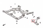 Hardrace Front Lower Arm Bush - Front Nissan Murano, Teana