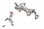 Hardrace Prednja donja kontrolna ruka ležaj Hyundai Sonata, Kia Carnival, Sorento, Sportage