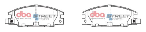 DBA SS front brake pads for Opel Frontera