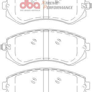 DBA XP rear brake pads for Nissan Patrol, Nissan 240SX