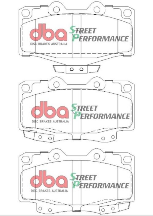 DBA SP front brake pads for Toyota 4Runner, Toyota Land Cruiser