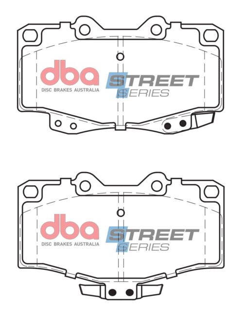 DBA SS front brake pads for Toyota 4Runner, Toyota Land Cruiser