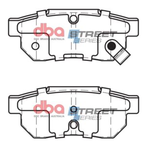 DBA SS rear brake pads for Honda Civic, Honda Jazz