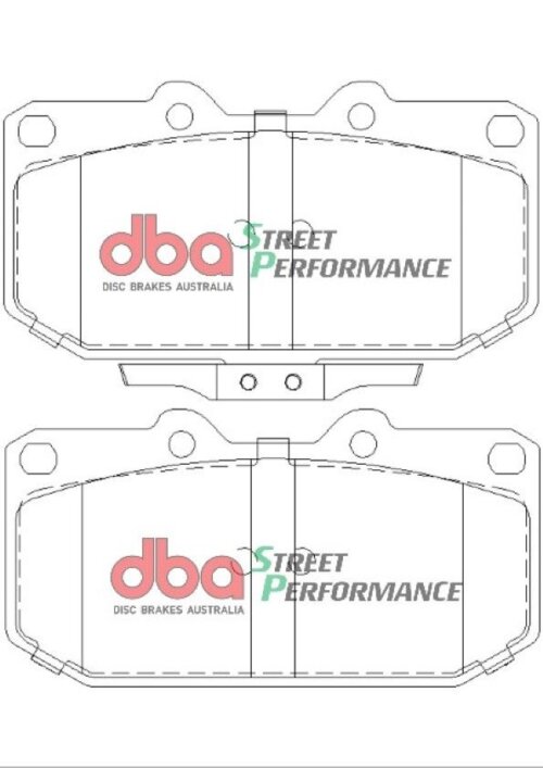 DBA SP front brake pads for Subaru Impreza, Mitsubishi 3000 GT