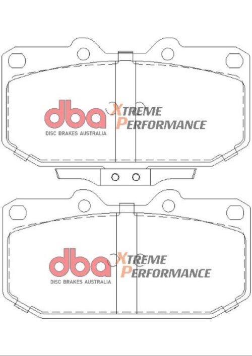 DBA XP front brake pads for Subaru Impreza, Mitsubishi 3000 GT