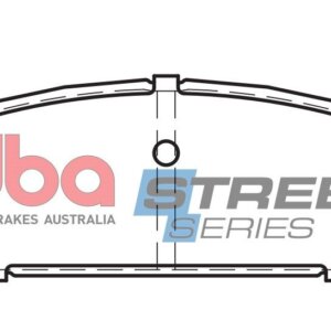 DBA SS rear brake pads for Mazda MX-5, Mazda 323