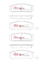 DBA RP rear brake pads for Subaru Impreza, Subaru Legacy