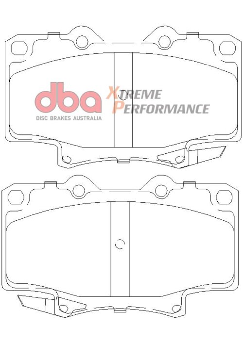 DBA XP front brake pads for Mazda 6, Toyota 4Runner