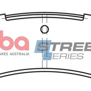 DBA SS rear brake pads for Mazda 6, Mitsubishi Pajero