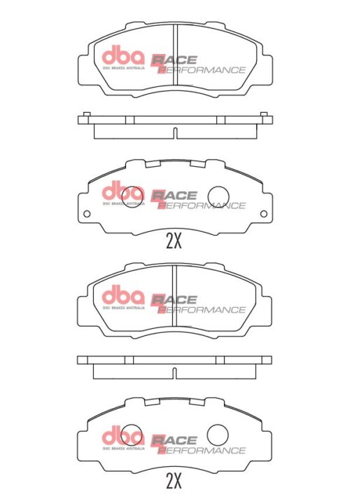 DBA RP front brake pads for Honda Ascot, Honda Civic