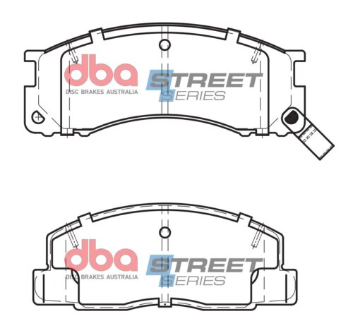 DBA SS front brake pads for Toyota Previa
