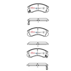 DBA SS EV front brake pads for Mazda CX-9, Mitsubishi FTO