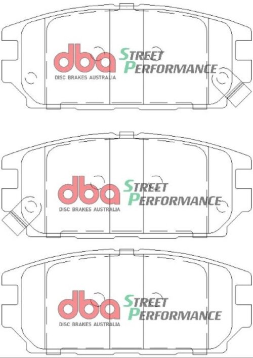DBA SP rear brake pads for Mitsubishi Lancer, Mitsubishi Eclipse