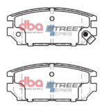 DBA SS rear brake pads for Mitsubishi Lancer, Mitsubishi Eclipse