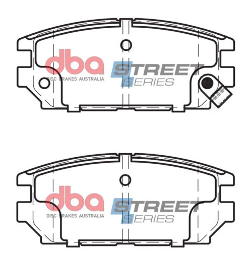 DBA SS rear brake pads for Mitsubishi Lancer, Mitsubishi Eclipse