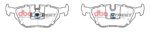 DBA SS rear brake pads for BMW M3