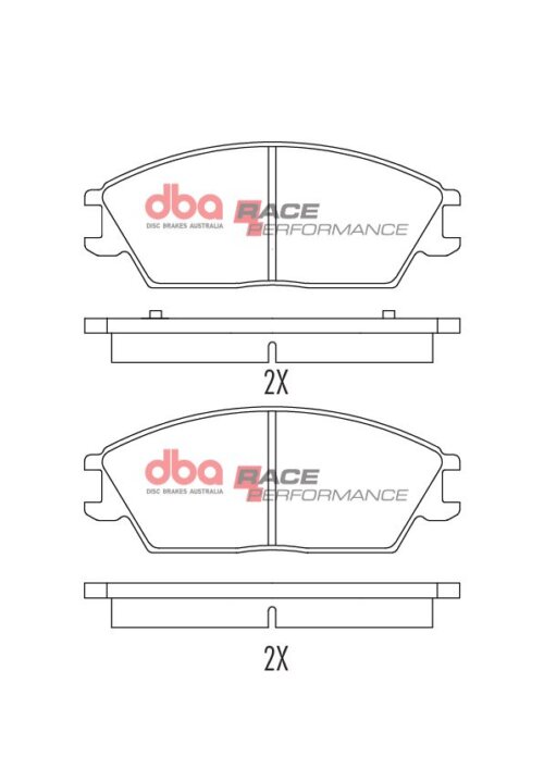 DBA RP front brake pads for Honda Accord, Hyundai Getz