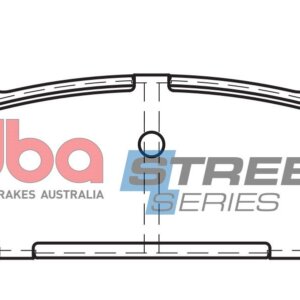 DBA SS rear brake pads for Mazda MX-6, Mazda 626