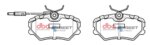 DBA SS front brake pads for Peugeot 306, Citroën ZX