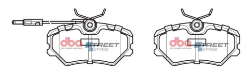 DBA SS front brake pads for Peugeot 306, Citroën ZX