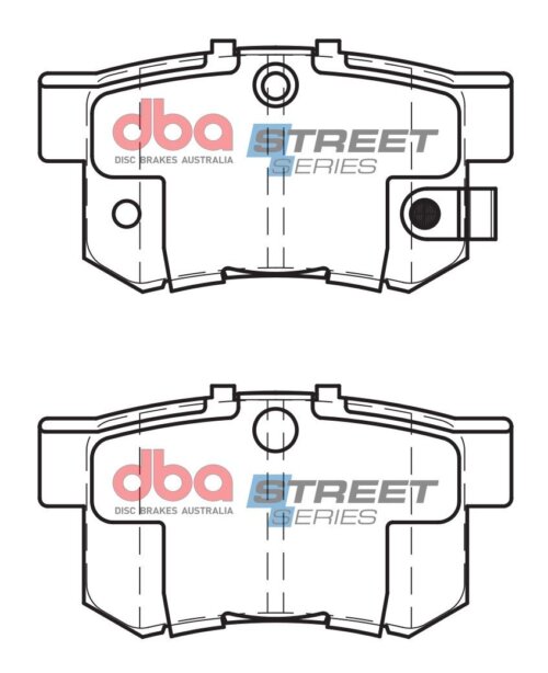 DBA SS rear brake pads for MG ZR