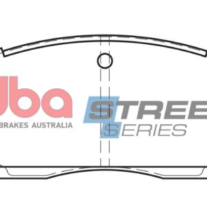 DBA SS front brake pads for Daihatsu Terios, Mitsubishi Colt