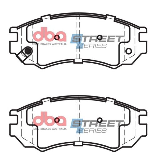DBA SS front brake pads for Nissan 100NX, Nissan Pulsar