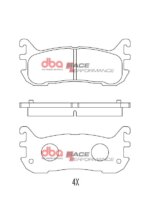 DBA RP rear brake pads for Mazda MX-5, Mazda 323