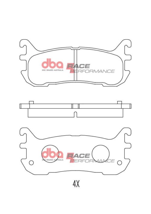 DBA RP rear brake pads for Mazda MX-5, Mazda 323