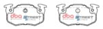 DBA SS rear brake pads for Renault Clio, Renault Megane Scenic