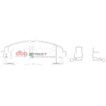DBA SP front brake pads for Toyota GranVia, Toyota Dyna