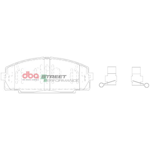 DBA SP front brake pads for Toyota GranVia, Toyota Dyna
