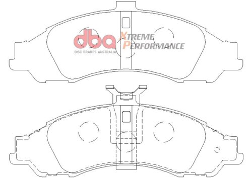 DBA XP front brake pads for Pontiac GTO