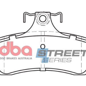 DBA SS rear brake pads for Pontiac GTO