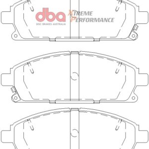 DBA XP front brake pads for Nissan Elgrand, Nissan X-Trail