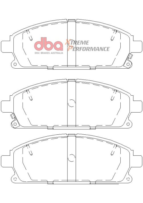 DBA XP front brake pads for Nissan Elgrand, Nissan X-Trail