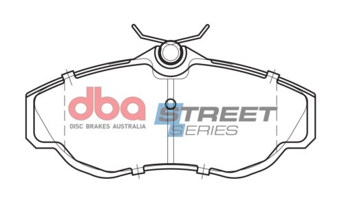DBA SS front brake pads for Land Rover Range Rover, Land Rover Discovery