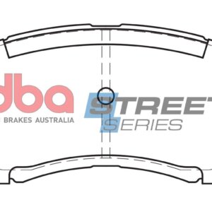 DBA SS front brake pads for Subaru Forester, Subaru Legacy