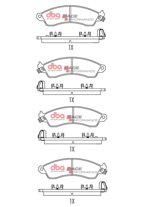 DBA RP front brake pads for Chevrolet Camaro, Pontiac Firebird