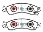 DBA SS front brake pads for Chevrolet Camaro, Pontiac Firebird