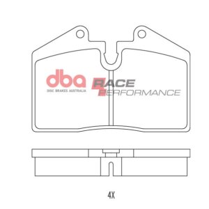 DBA RP rear brake pads for Ford Puma, Holden HSV GTO