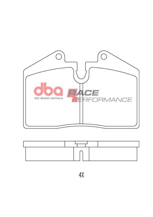 DBA RP rear brake pads for Ford Puma, Holden HSV GTO