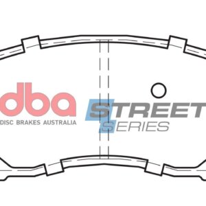 DBA SS front brake pads for Mazda 323