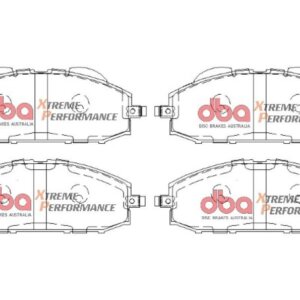 DBA XP front brake pads for Nissan Patrol