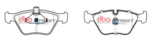 DBA SS front brake pads for BMW 5, BMW 3