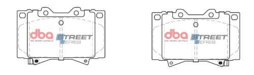 DBA SS front brake pads for Toyota Land Cruiser