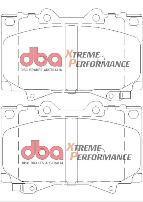 DBA XP prednje kočione pločice za Toyota Land Cruiser